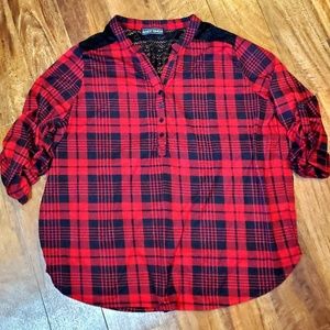 Plaid Tunic